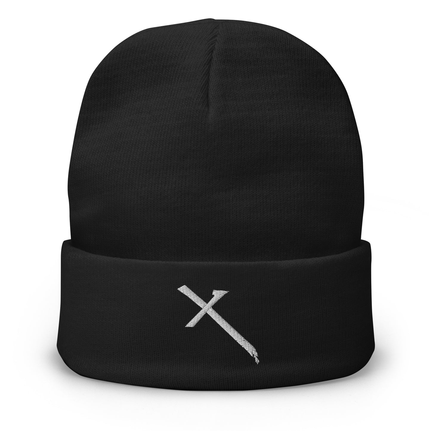 X_Guillory_Fan Gear_X_black Embroidered Beanie