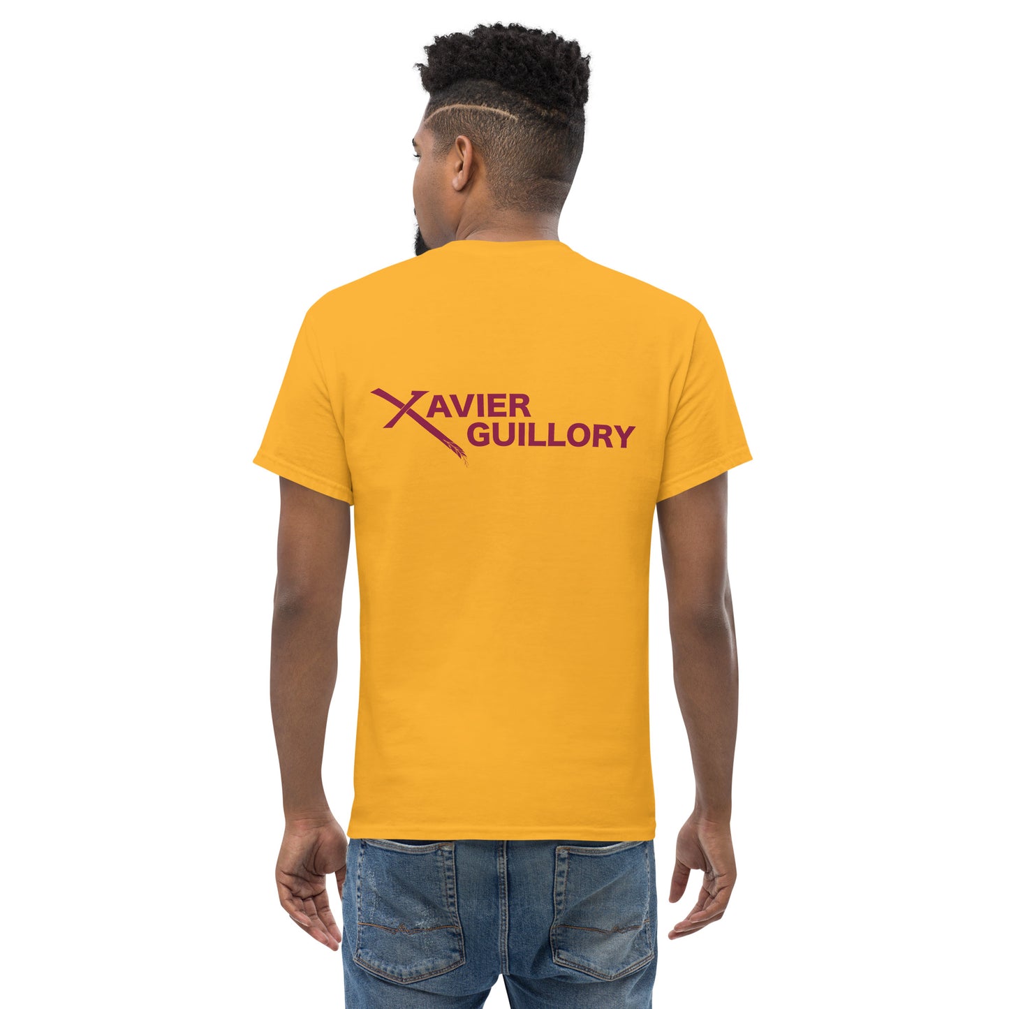 X_Guillory_Fan Gear_Maroon on Gold