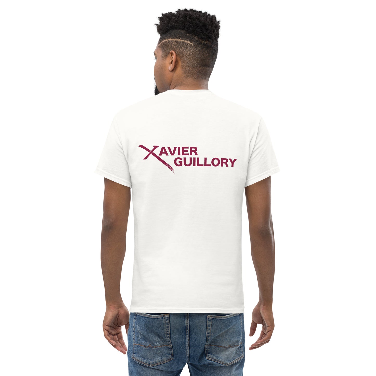 X_Guillory_Fan Gear_Maroon on Gold