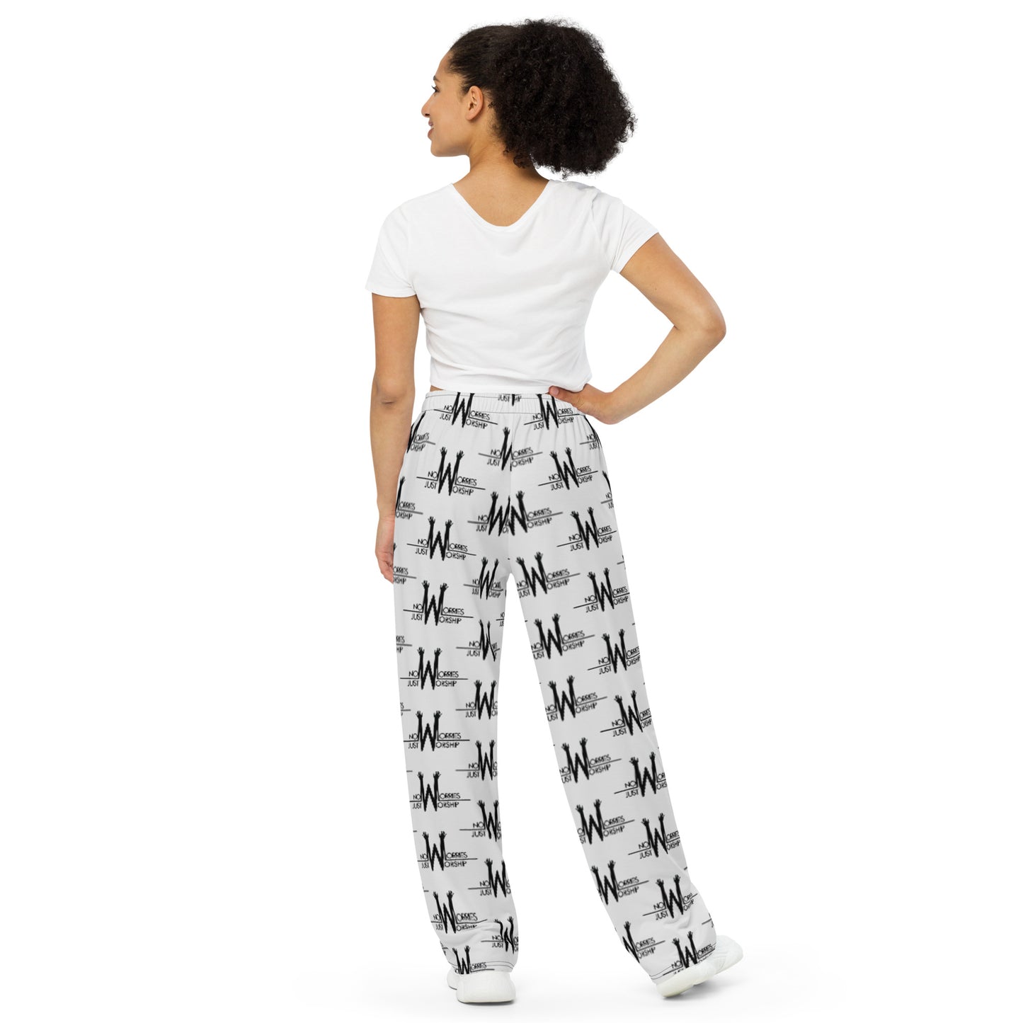 NWJW - All-over print unisex wide-leg pants